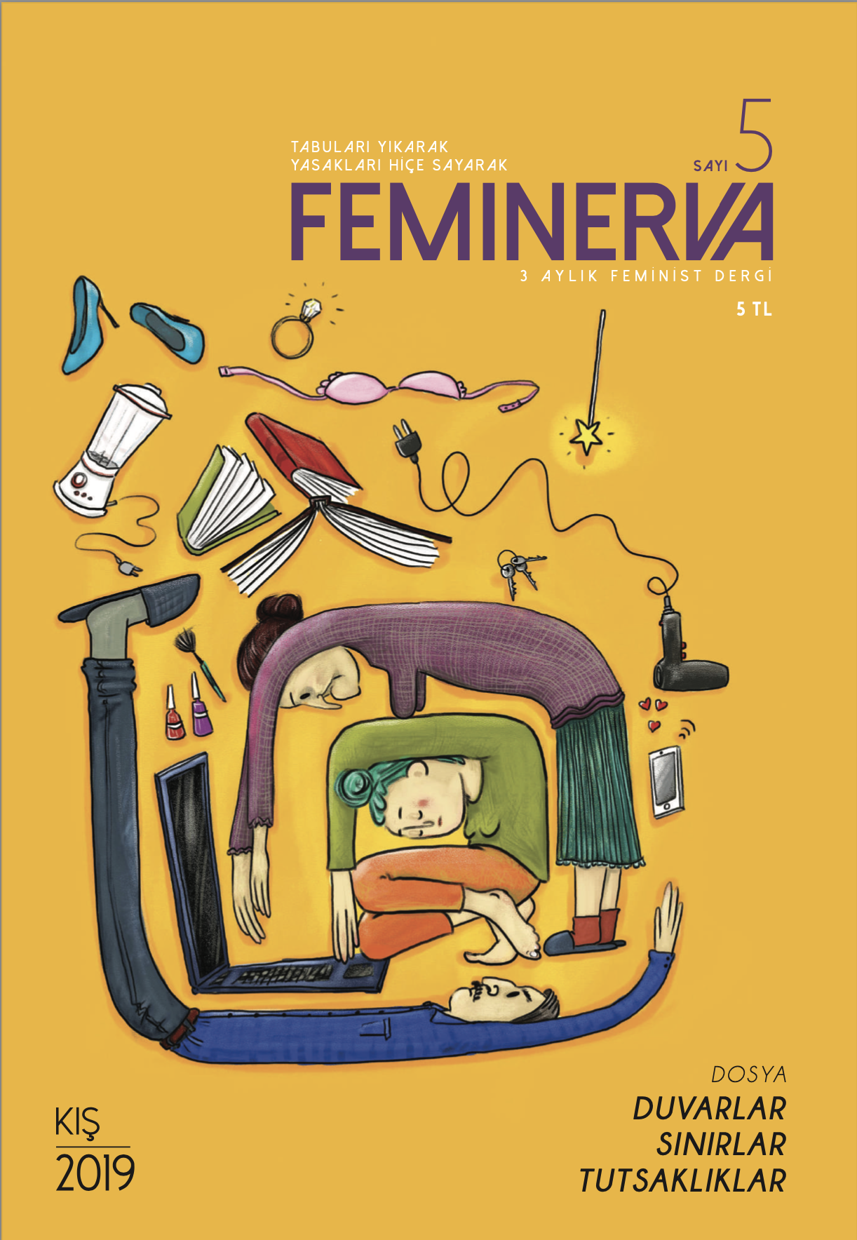 Feminerva Sayı 5 - Feminerva Sayi 5 Kapak