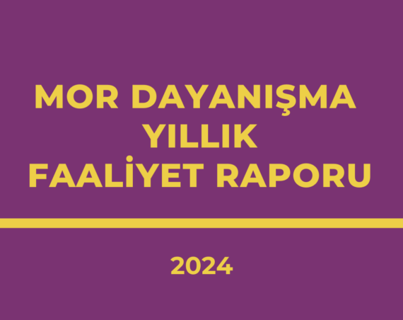 Mor Dayanışma 2024 Yılı Faaliyet Raporu - kapak