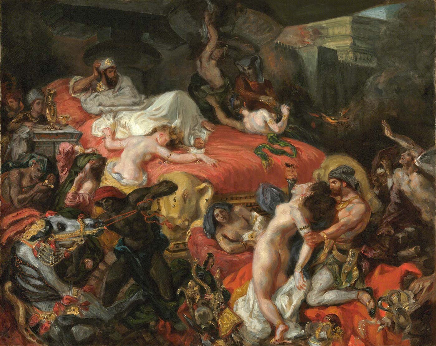 Sardanapalus'un Ölümü (1844)